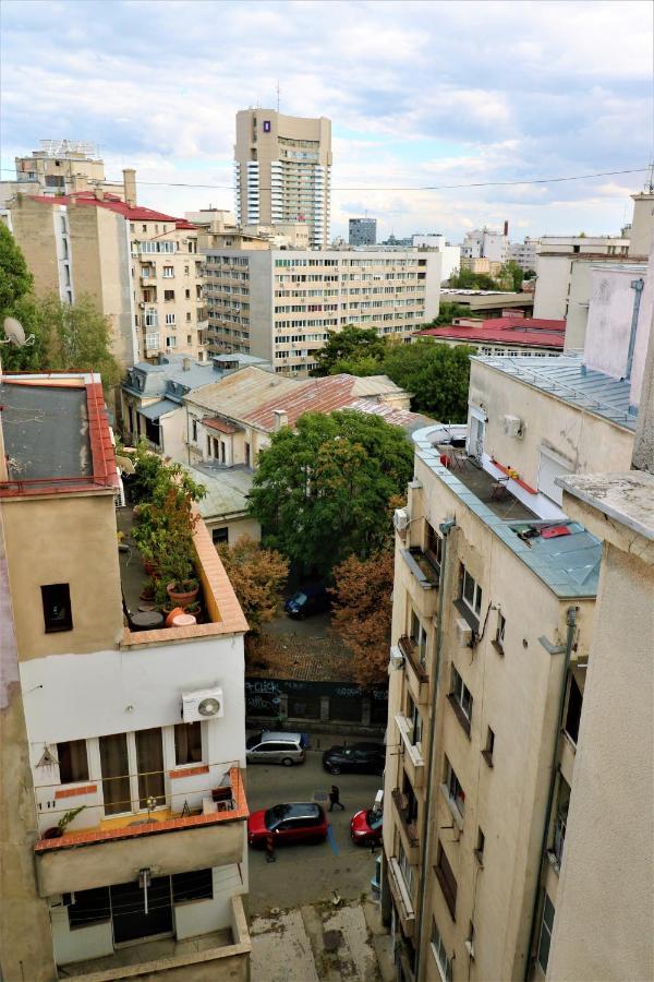 Athenee Palace Apartment - Panoramic View Terrace & Balcony - Free Minibar Bukares Bagian luar foto